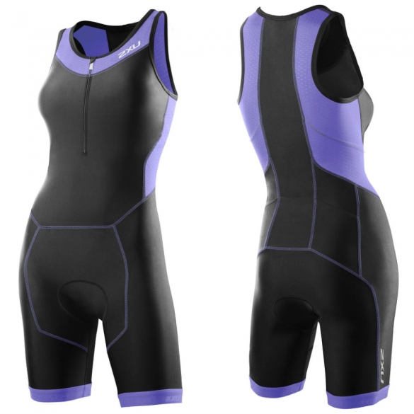 2XU Perform tri suit Damen 2015 schwarz-violett WT2707d  WT2707d